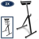 Swanew support  rouleaux 2x trteau servante d'atelier chevalet (hauteur rglable 68 - 108cm max 60 ...