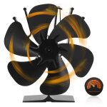 Swanew ventilateur de chemine ventilateur de pole lectrique ventilateur de chemine 6 pales pour chemine ...