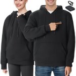 Sweat à capuche chauffant, sweat - shirt électrique unisexe 7, 4 v avec 5 zones de chauffage, pull d'extérieur ... Sweat à capuche chauffant, sweat - shirt électrique unisexe 7, 4 v avec 5 zones de chauffage, pull d'extérieur ...