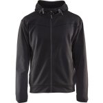 Sweat de travail zipp� � capuche 3363 - noir / gris fonc� l