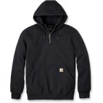 Sweat � capuche rain defender quart de zip - t. xl - noir - carhartt - s1100617001xl