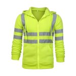 Sweat et capucin sécurité zippé, veste de travail réfléchissante, veste thermique en polaire chaude - ... Sweat et capucin sécurité zippé, veste de travail réfléchissante, veste thermique en polaire chaude - ...