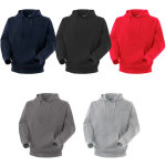 Sweat - shirt de travail ferm� rossini devon - l - noir