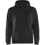 Sweat de travail zippé à capuche 3363 - noir / gris foncé m Sweat de travail zippé à capuche 3363 - noir / gris foncé m