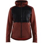 Sweat de travail zipp� femme 3542 - rouge brique / noir l