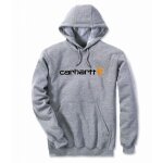 Sweatshirt carhartt signature logo gris clair t. xs Sweatshirt carhartt signature logo gris clair t. xs