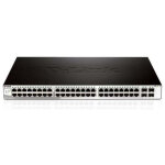 Switch internet 52 ports (48 ports gigabit poe 10 / 100 / 1000 mbps + 4 ports combo sfp) commutateur ...