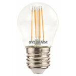 Sylvania - bo�te de 4 ampoules led sph e27 827 4, 4w �gal � 40w cla fil