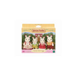 Sylvanian families - poupe la famille lapin chocolat - multicolore