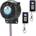 Systme d'alarme moto alarme de vibration tanche antivol  distance sans fil avec double tlcommande ...