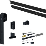 Syst�me coulissant slid'up 240 barn door pour 1 porte de s�paration - 2 rails de 1 m - 100 kg