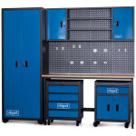 Syst�me modulaire d'atelier gws08 ? atelier modulaire ? equipement d'atelier 1 armoire, 2 armoires murales, ...