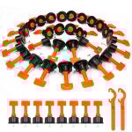 Swanew - systme de nivellement de carrelage 220x kit de nivellement de carrelage, niveleurs de carreaux ...