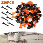Systme de nivellement de carrelage 220x kit de nivellement de carrelage, niveleurs de carreaux rutilisables ...