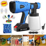 Systme de peinture  batterie au lithium pistolet  peinture lectrique 1000 ml pour rnovation