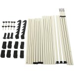 Systeme penderie telescopique garde - robe 4 poles v�tements hauteur et largeur r�glable porte - manteau ...