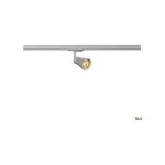Syst�mes rail 1 allumage 230v avo track gris 1x gu10 max. 50w adapt. 1 allumage inclus - slv 144204