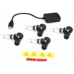 Systme de surveillance de pression des pneus, keenso rcepteur tpms de voiture avec 4pcs capteurs internes ...
