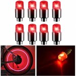 Syzplnwy lot de 8 bouchons de valve de pneu led phosphorescents avec lumi�re clignotante pour voitures, ...