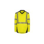 T2s - t - shirt manches longues haute visibilit bali jaune / marine - m