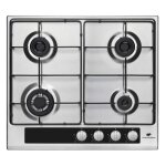 Continental edison - table 4 foyers gaz dont 1 triple couronne inox