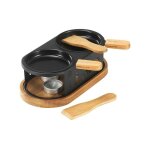 Table et cook - raclette plateau bois 2 personnes