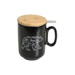 Table et cook - origami ours tisaniere noire 450ml Table et cook - origami ours tisaniere noire 450ml