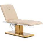 Physa - table cosmétique - 300 w - 150 kg - beige / doré Physa - table cosmétique - 300 w - 150 kg - beige / doré