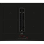 Siemens - table de cuisson aspirante induction 59cm 4 feux 7400w noir ed631hq26e