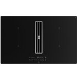 Table de cuisson aspirante induction 83 cm 4 feux 7400w noir - roblin - 5383843