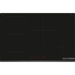 Table de cuisson bosch serie 6 pvs83khc1z noir encastrable 80 cm table de cuisson  induction 4 foyer(s) ...