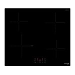 Table de cuisson - fagor - fti468 - 59 cm - 4 foyers induction - verre noir