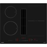 Table de cuisson � induction aspirante comfee 60 cm 4 foyers + hotte int�gr�e 638m� / h avec kit evacuation ...