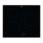Electrolux - table de cuisson a induction 3 feux - 60 cm - cit60331ck - noir