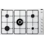 Table de cuisson de'longhi flb 59 dd blanc encastrable 86 cm gaz 5 feux
