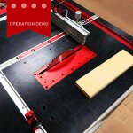 A table electrique scie circulaire couverture plaque en alliage d'aluminium flip - plancher table plaque ...