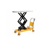 Matis�re ? table �l�vatrice mobile 910x500mm ? charge max 350kg ? hauteur max 1300mm ? plateau �lectrozingu� ...