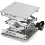 Table �l�vatrice de laboratoire, table de levage plate - forme de laboratoire en acier inoxydable, 150 ...