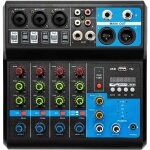 Senderpick - table de mixage bluetooth 5 canaux usb live studio audio table de mixage dj console amplificateur ...