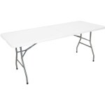 Table pliante - 180 x 74 x 74 cm - 150 kg de charge - 962051