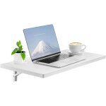 Table pliante murale, 800 mm x 400 mm, table a abattant murale, avec support en fer, bureau flottant ...