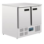 Table r�frig�r�e positive inox 240 l - 2 portes - polar