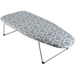 Table à repasser flip gris 74x30cm 7house Table à repasser flip gris 74x30cm 7house