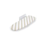 Table  repasser murale pliante iron wall, pivotante 180, en acier et en bois, blanc - emuca