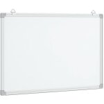 Tableau blanc magn�tique 80x60x1, 7 cm aluminium cfw201981