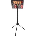 Tableau de bord lectronique multifonction portable tableau d'affichage numrique de football avec horloge ...