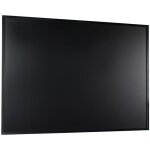 Tableau craie noir - 90x120 cm - cadre noir