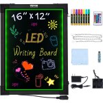 Tableau deecriture led, 40, 6 x 30, 5 cm, panneau lumineux effacable, affichage de menu de style neon, ...