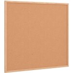 Tableau en li�ge avec cadre en bois de pin massif 60 x 55 cm cfw449877