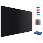 Tableau magntique en mtal  craie noir 90x60cm, metalboards pour tout type d'aimants